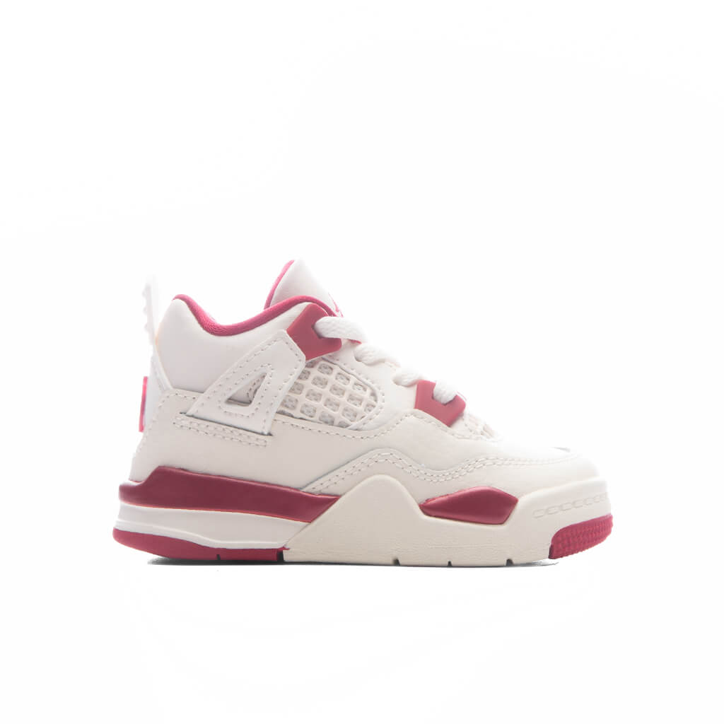 Air Jordan 4 Retro 'Valentine's Day' (TD) - Pale Ivory/Sierra Red