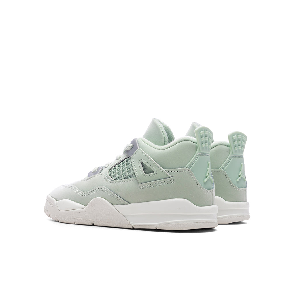 Air Jordan 4 Retro 'Abundance' (TD) - Seafoam/Sail/Metallic Silver