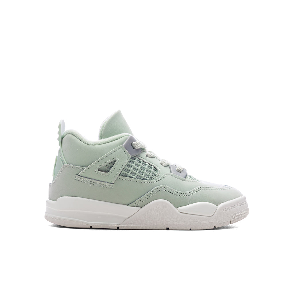 Air Jordan 4 Retro 'Abundance' (TD) - Seafoam/Sail/Metallic Silver