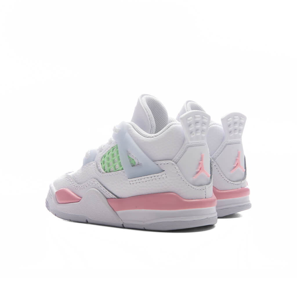 Air Jordan 4 Retro 'Valentine's Day' (TD) - White/Medium Soft Pink/Half Blue