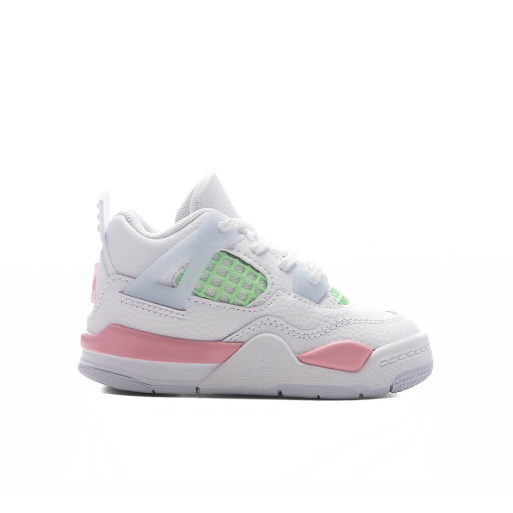 Air Jordan 4 Retro 'Valentine's Day' (TD) - White/Medium Soft Pink/Half Blue