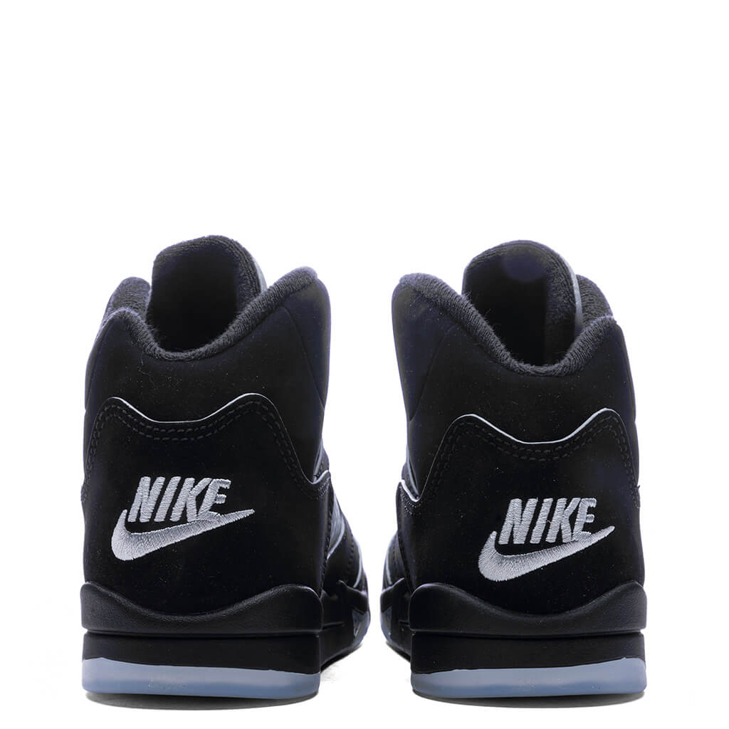 Air Jordan 5 Retro OG 'Black Metallic Reimagined' (PS) - Black/White/Metallic Silver/Fire Red