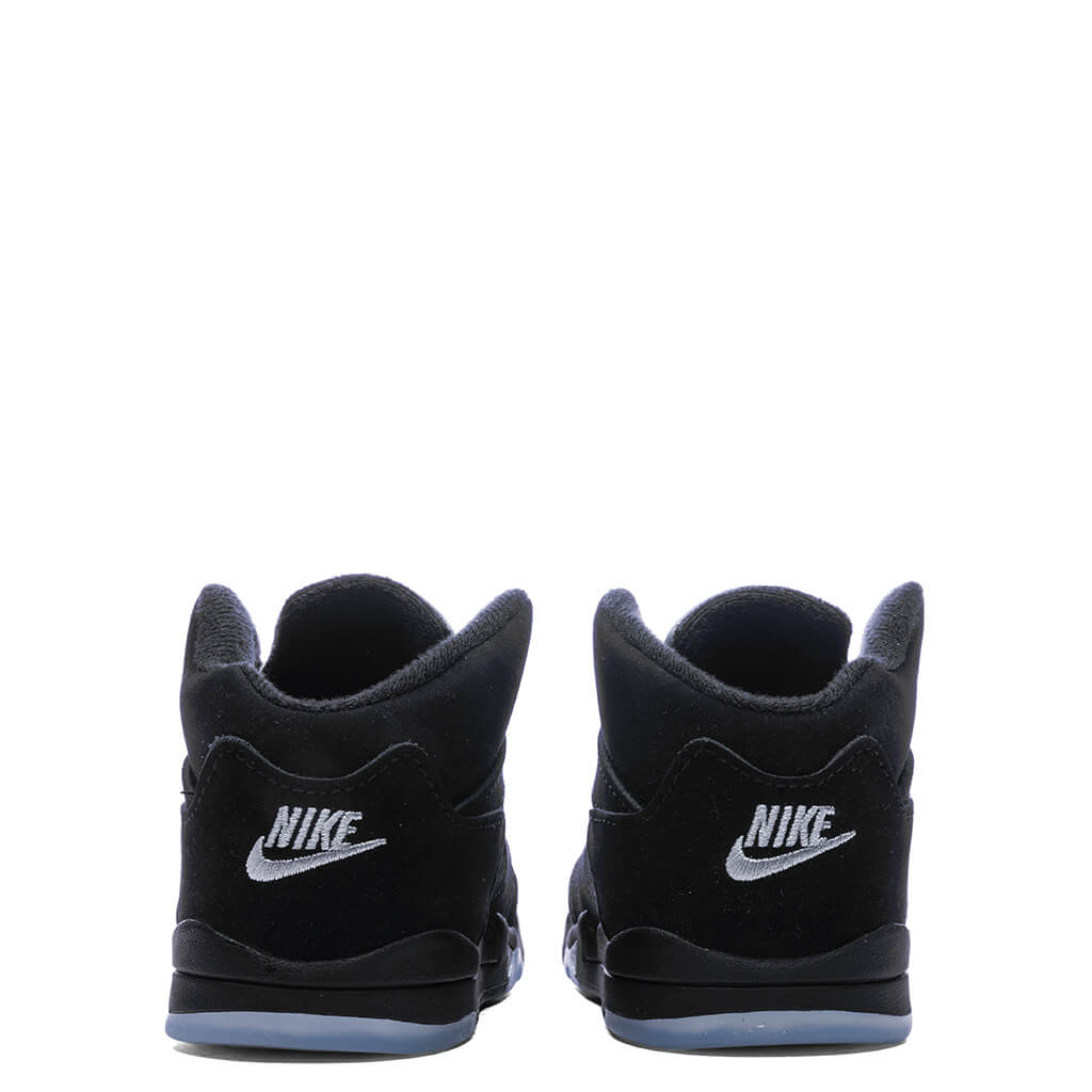 Air Jordan 5 Retro OG 'Black Metallic Reimagined' (TD) - Black/White/Metallic Silver/Fire Red