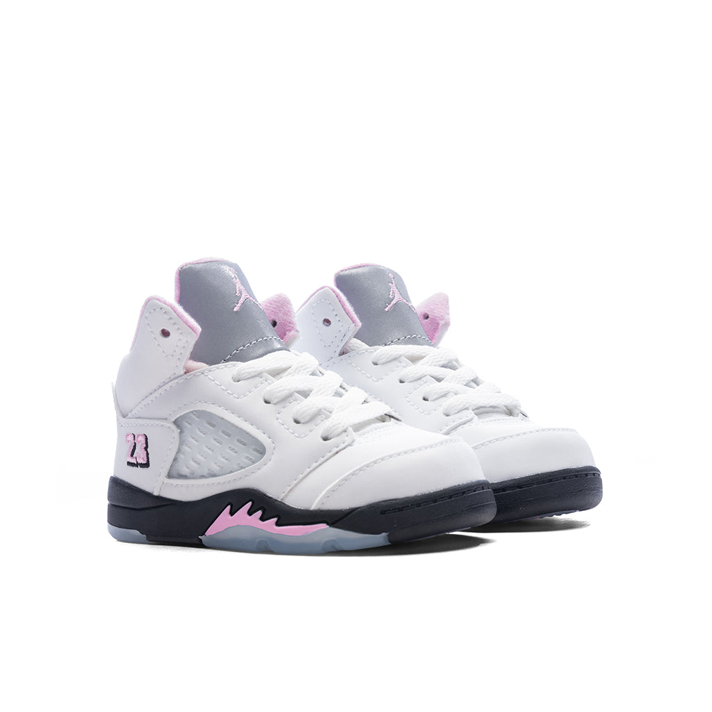 Air Jordan 5 Retro OG '35th Anniversary' (TD) - White/Black/Med Soft Pink/White