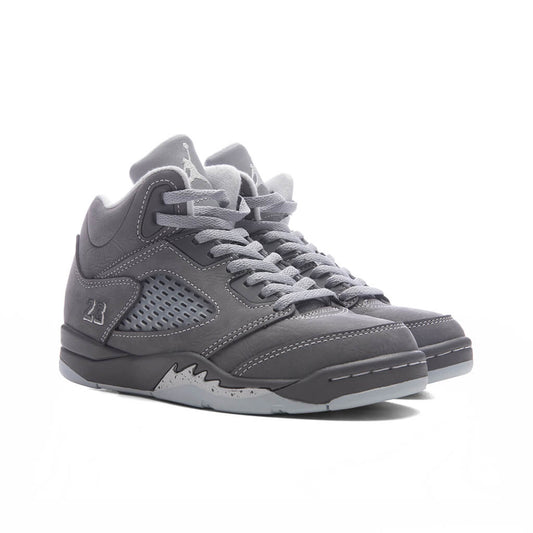 Air Jordan 5 Retro 'Wolf Grey' (PS) - Light Graphite/White/Wolf Grey