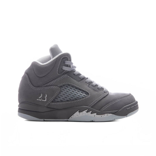 Air Jordan 5 Retro 'Wolf Grey' (PS) - Light Graphite/White/Wolf Grey