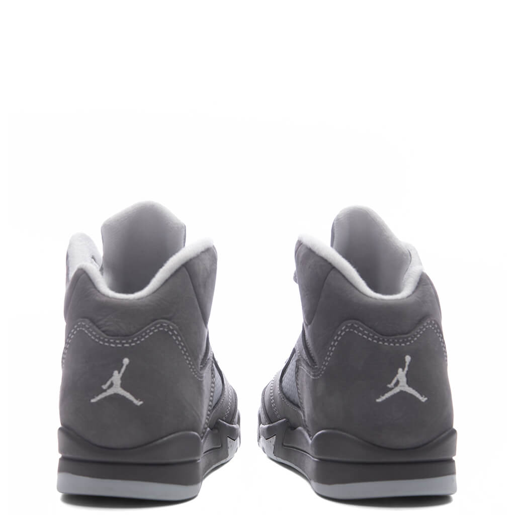 Air Jordan 5 Retro 'Wolf Grey' (PS) - Light Graphite/White/Wolf Grey