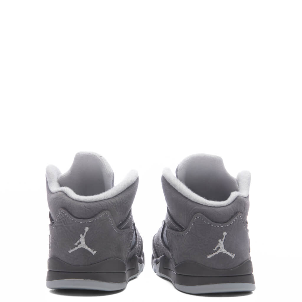 Air Jordan 5 Retro 'Wolf Grey' (TD) - Light Graphite/White/Wolf Grey