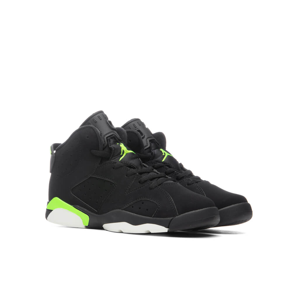 Jordan 6 Retro (PS) - Black/Electric Green