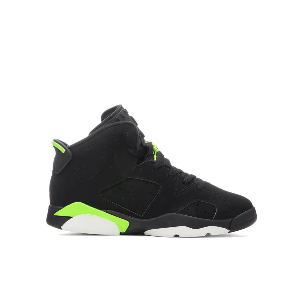Jordan 6 Retro (PS) - Black/Electric Green