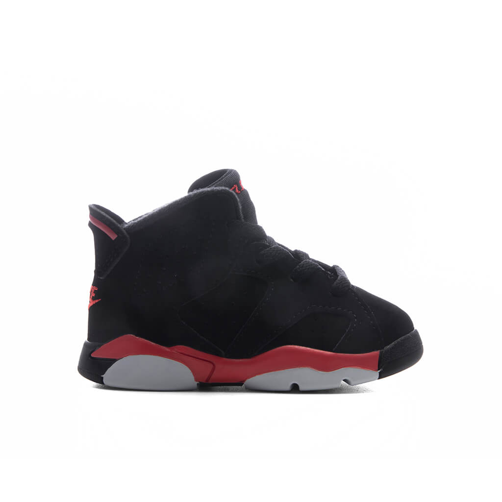 Air Jordan 6 Retro 'Infrared Salesman' (TD) - Black/Light Crimson
