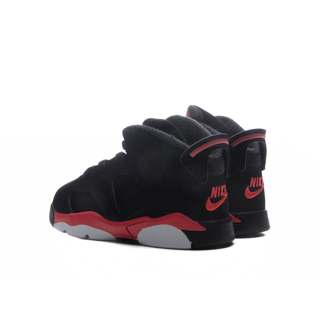 Air Jordan 6 Retro 'Infrared Salesman' (TD) - Black/Light Crimson