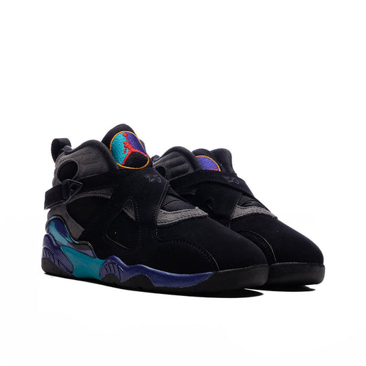 Air Jordan 8 Retro 'Aqua' (PS) - Black/Multi Color