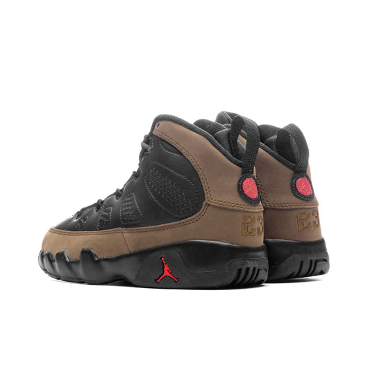 Jordan 9 Retro (PS) - Black/True Red/Light Olive