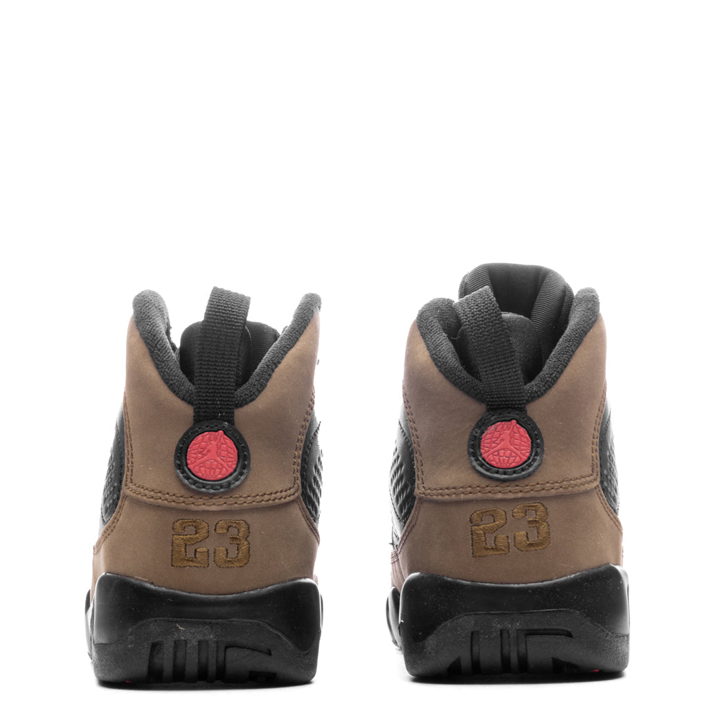 Jordan 9 Retro (PS) - Black/True Red/Light Olive