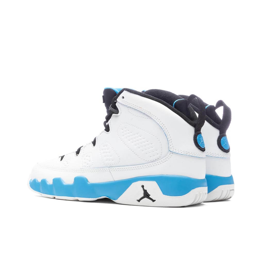 Air Jordan 9 Retro 'Powder Blue' (PS) - Summit White/Black/Dark Powder Blue