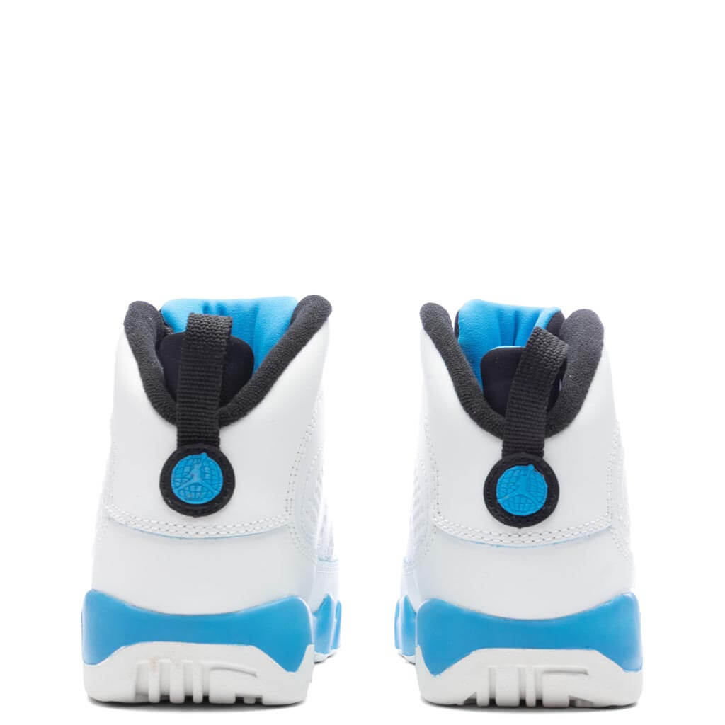 Air Jordan 9 Retro 'Powder Blue' (PS) - Summit White/Black/Dark Powder Blue