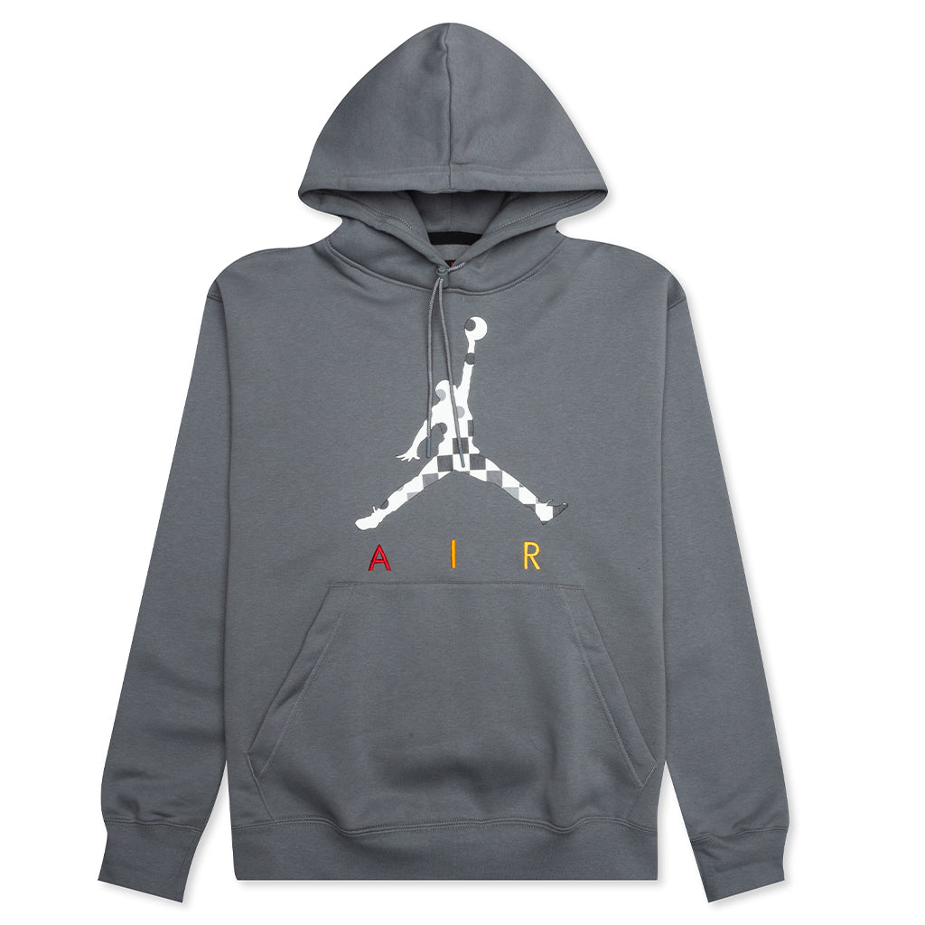 AJ3 Graphic Fleece Hoodie - Smoke Grey
