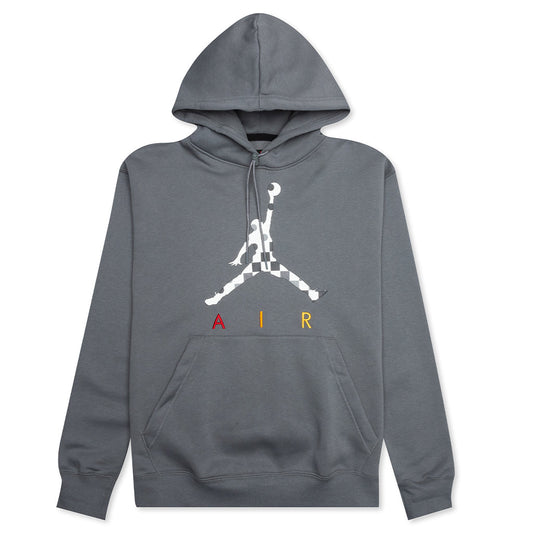 AJ3 Graphic Fleece Hoodie - Smoke Grey