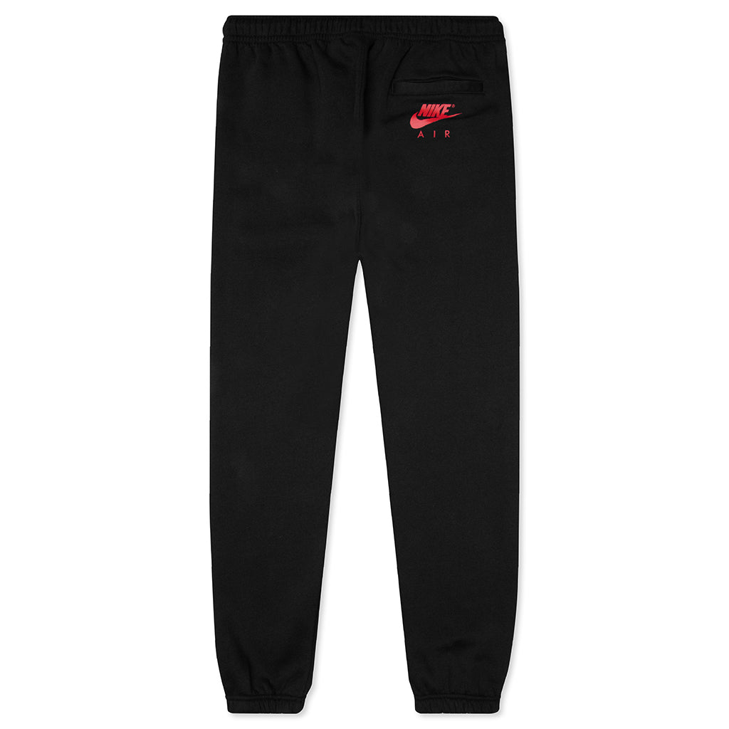 AJ4 Graphic Fleece Pants - Black/University Red