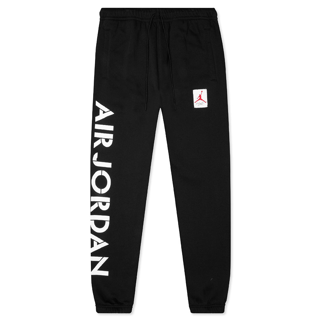 AJ4 Graphic Fleece Pants - Black/University Red
