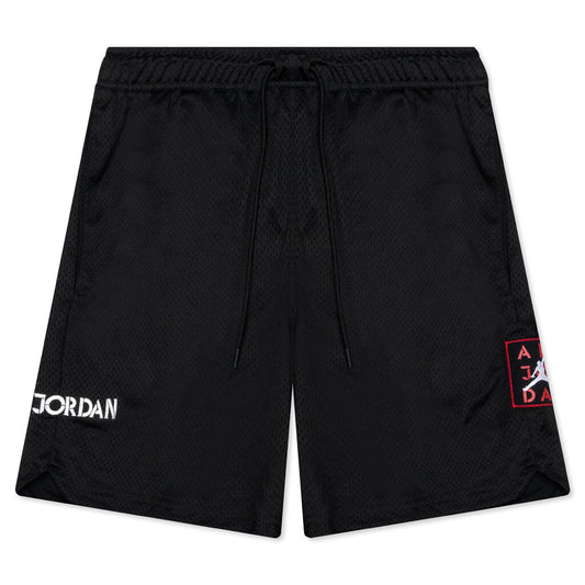 AJ5 Mesh Graphic Shorts - Black