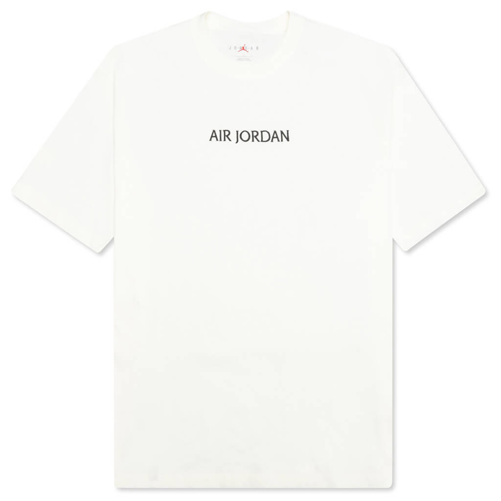 "Air Jordan" S/S T-Shirt - Sail/Black