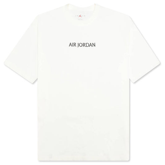 "Air Jordan" S/S T-Shirt - Sail/Black