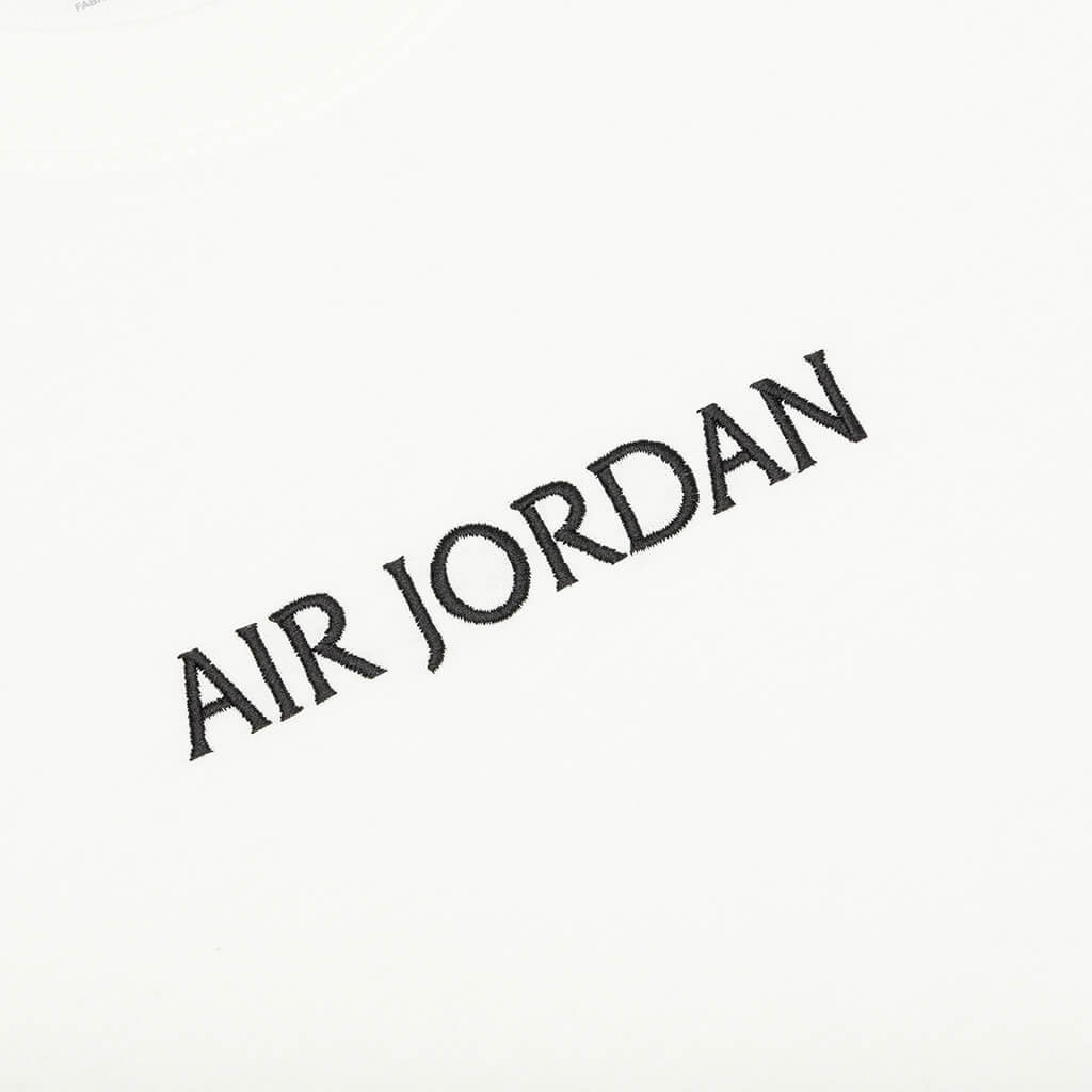 "Air Jordan" S/S T-Shirt - Sail/Black