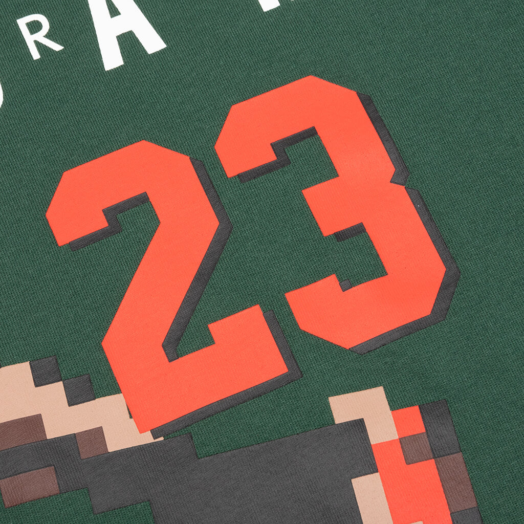 Brand Holiday L/S T-Shirt - Noble Green/Chile Red