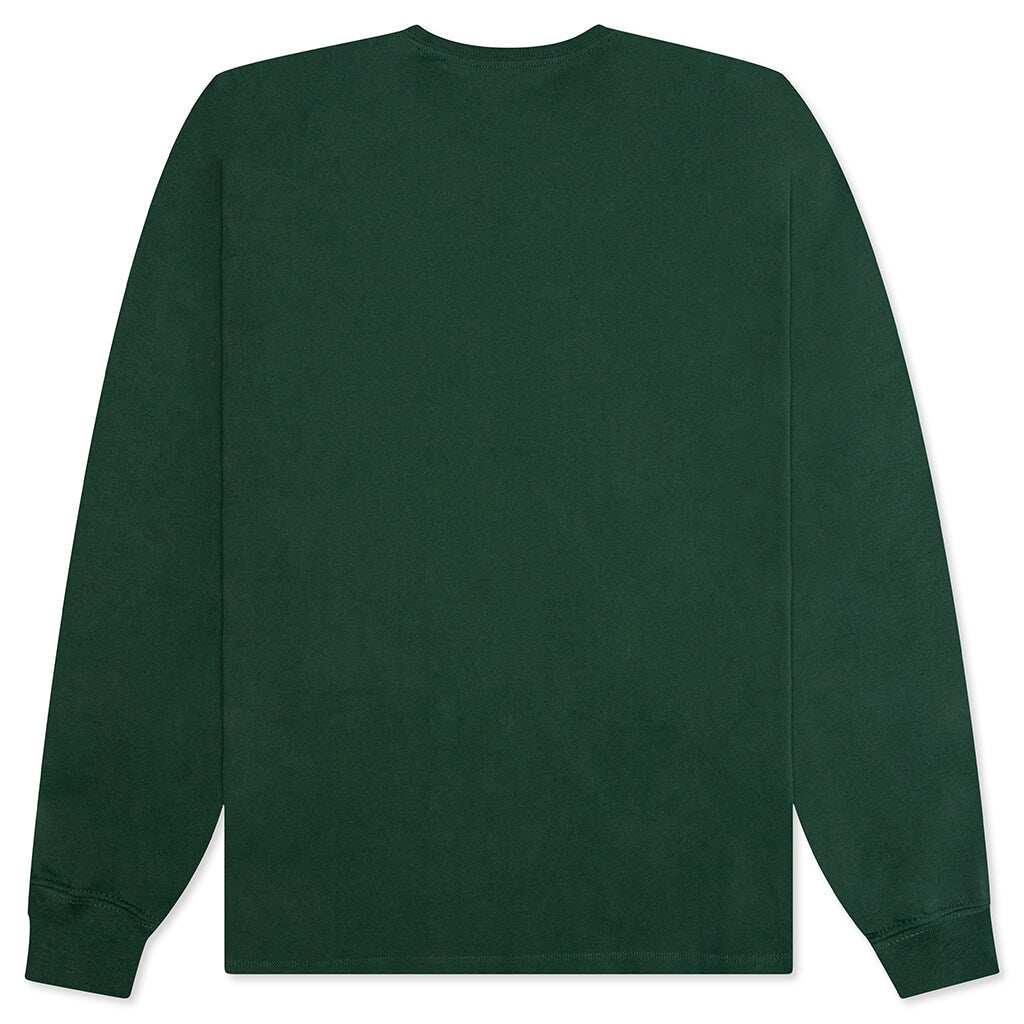 Brand Holiday L/S T-Shirt - Noble Green/Chile Red