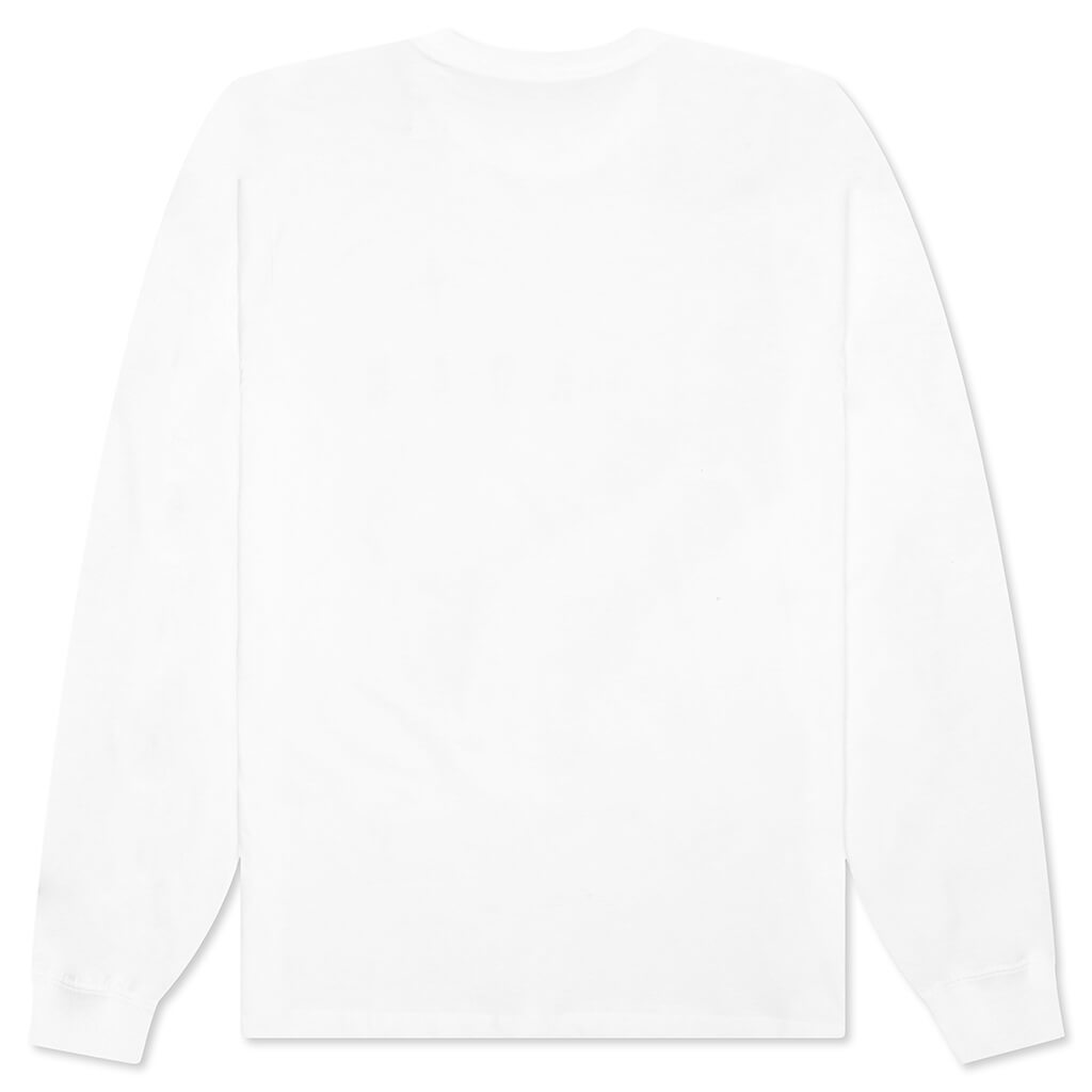 Brand Holiday L/S T-Shirt - White/Chile Red