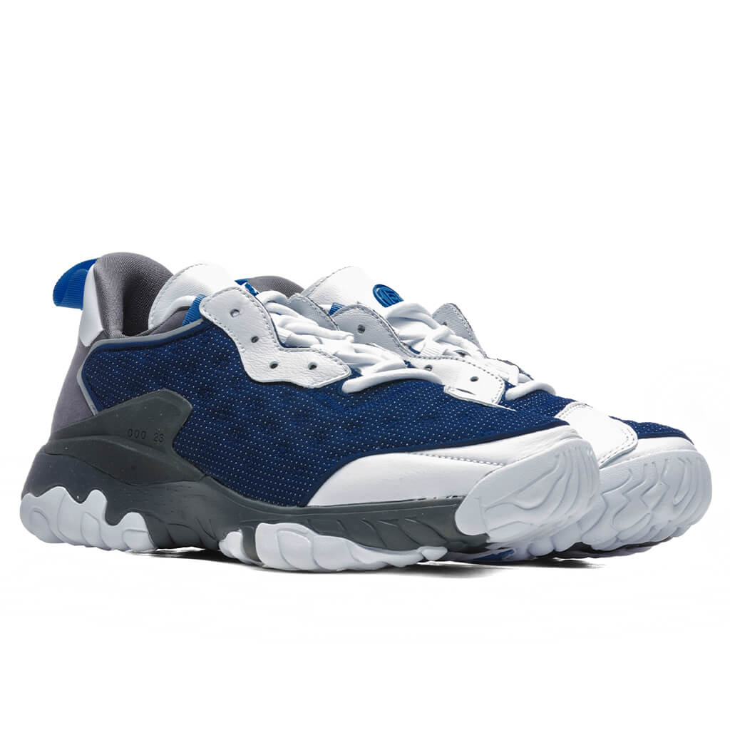 Jordan x CLOT Delta 2 SP 'Flint' - White/University Blue/Iron Grey
