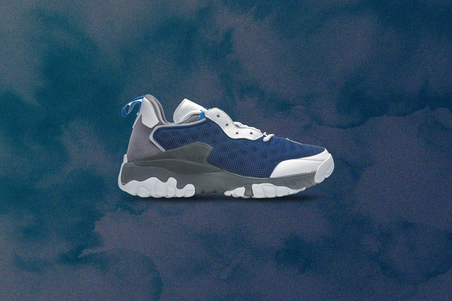 Jordan x CLOT Delta 2 SP 'Flint' - White/University Blue/Iron Grey