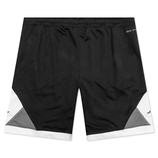 Dri-FIT Air Jordan Diamond Short - Black/White/Smoke Grey