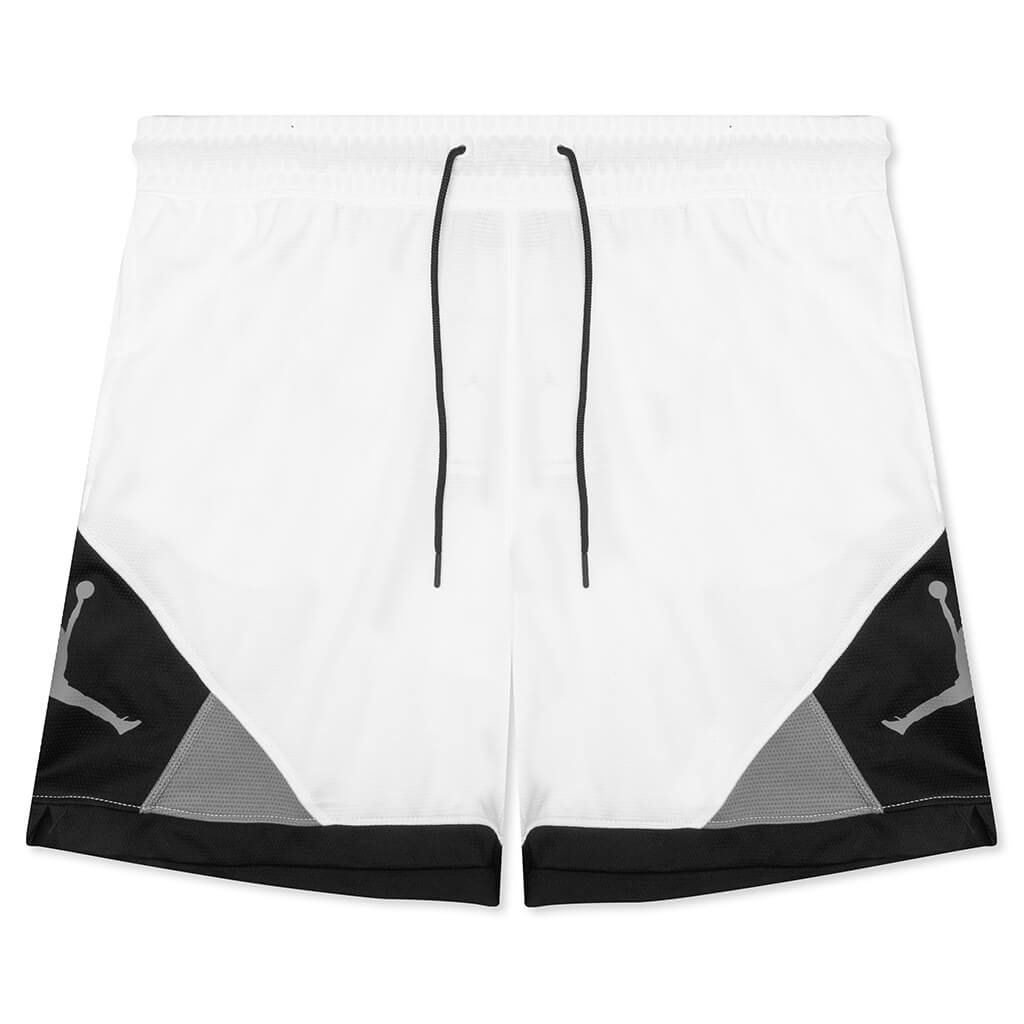 Dri-FIT Air Jordan Diamond Short - White/Black/Smoke Grey
