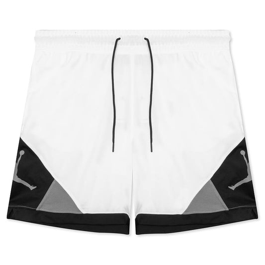 Dri-FIT Air Jordan Diamond Short - White/Black/Smoke Grey