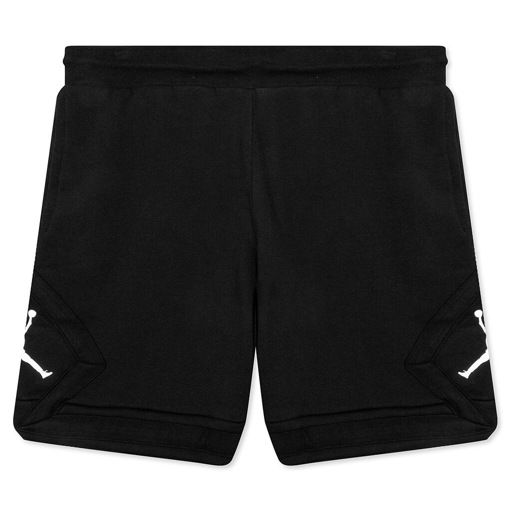 Essential Fleece Diamond Short - Black/White