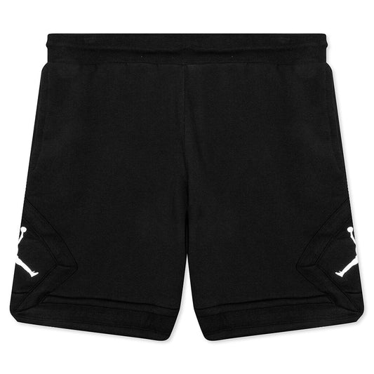 Essential Fleece Diamond Short - Black/White