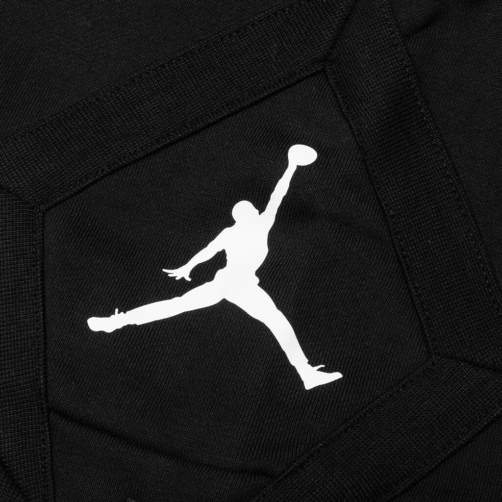 Essential Fleece Diamond Short - Black/White
