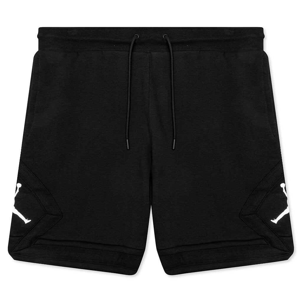 Essential Fleece Diamond Short - Black/White