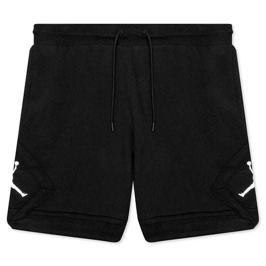Essential Fleece Diamond Short - Black/White
