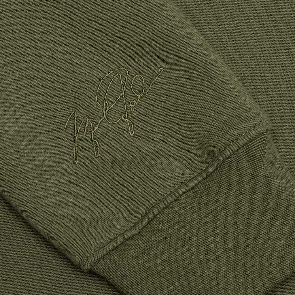 Essential Fleece Pullover Hoodie - Medium Olive