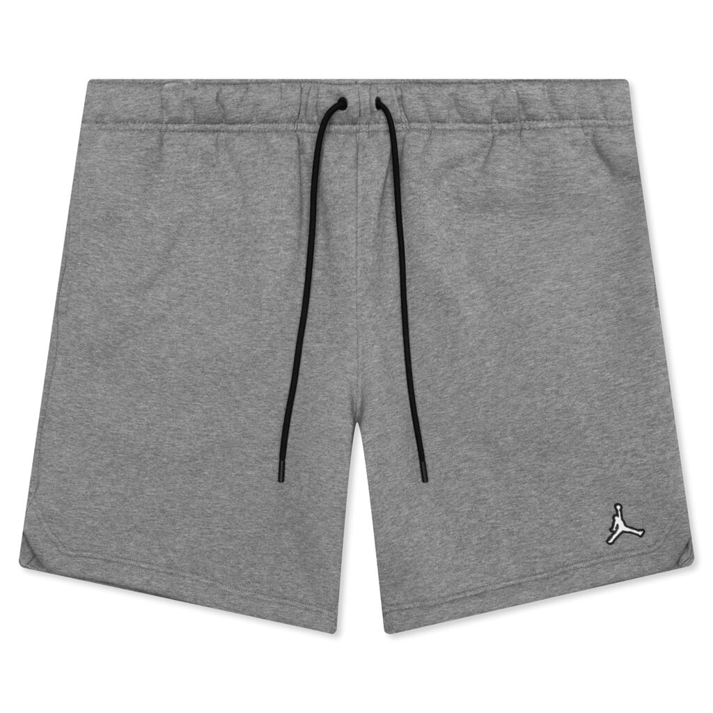 Essential Fleece Shorts - Carbon Heather/White
