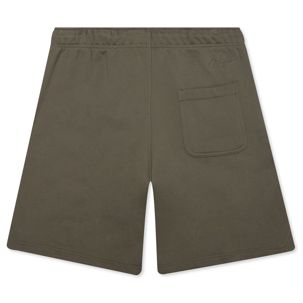 Essential Fleece Shorts - Medium Olive/Black