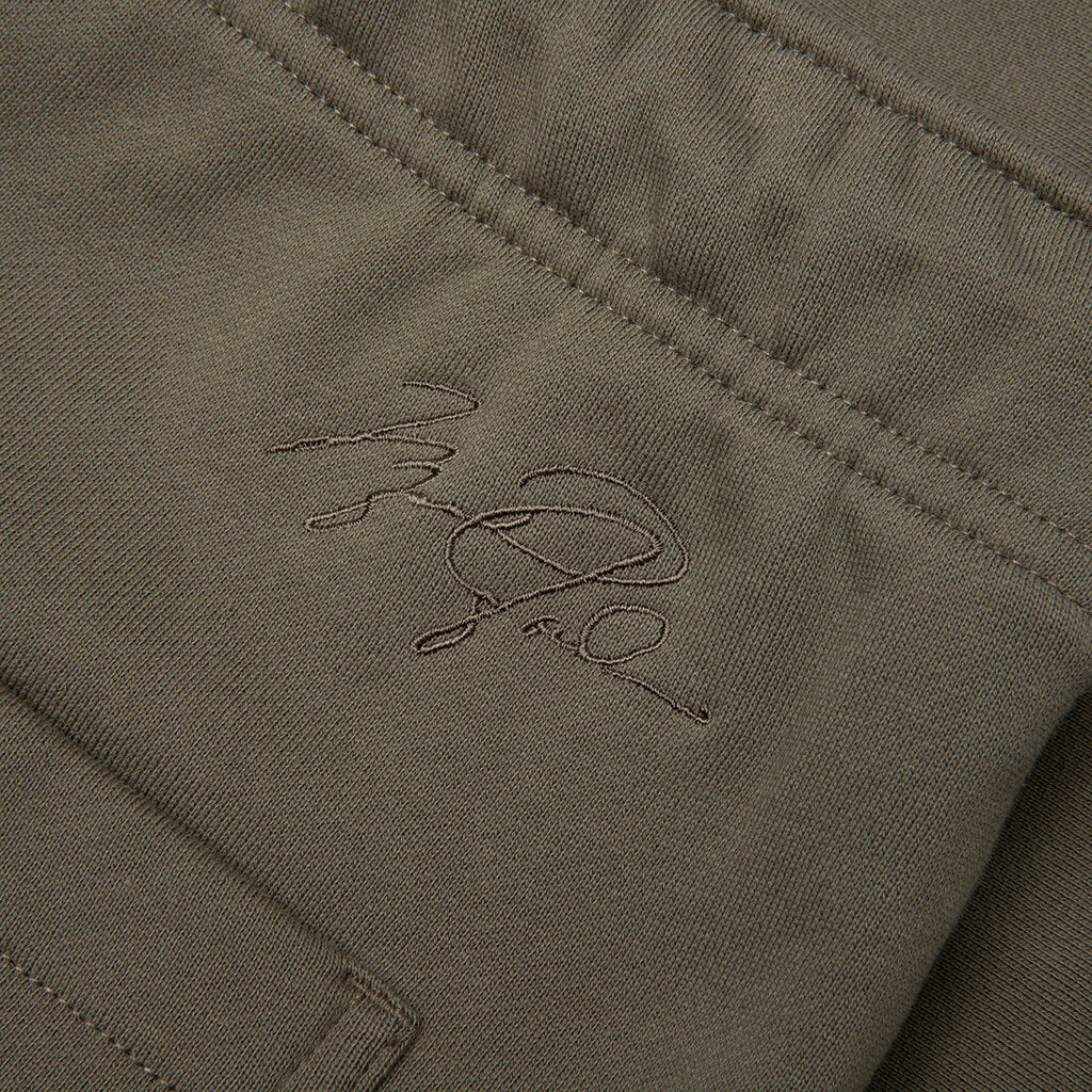Essential Fleece Shorts - Medium Olive/Black