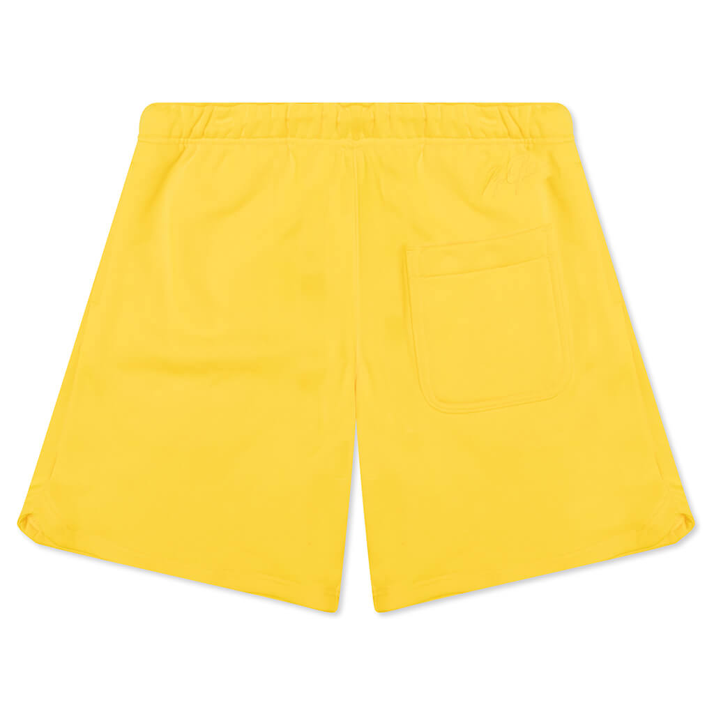 Essential Fleece Shorts - Tour Yellow/White