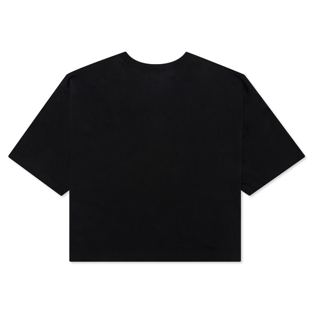 Essential Women's Boxy T-Shirt - Black/Gym Red