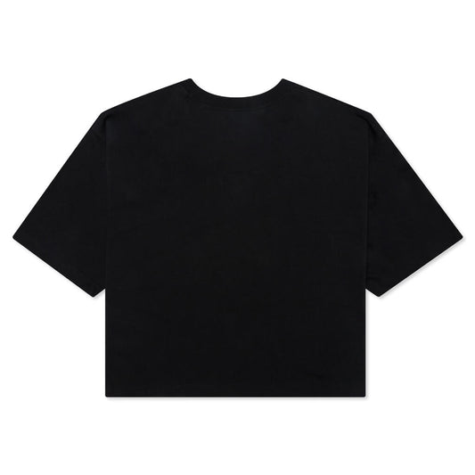 Essential Women's Boxy T-Shirt - Black/Gym Red