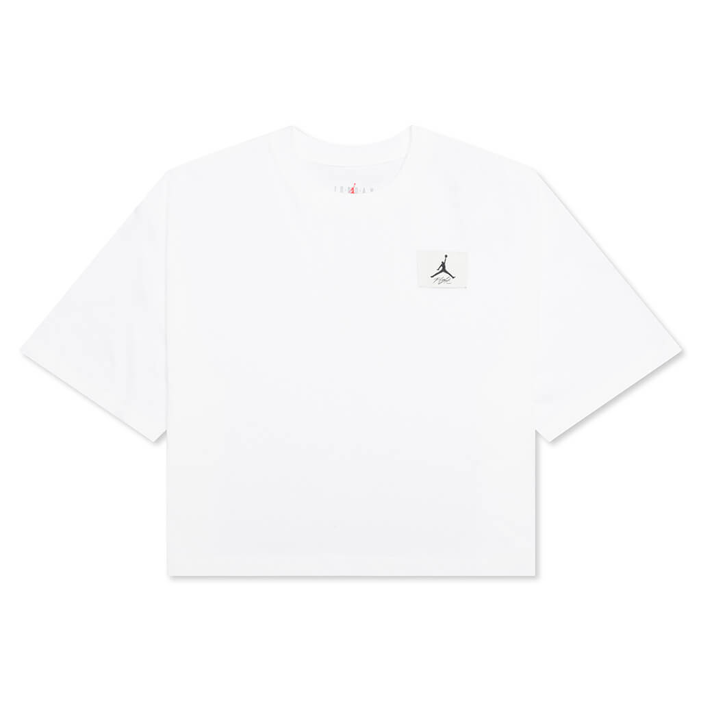 Essential Women's Boxy T-Shirt - White/Black